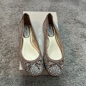 Jimmy choo slides w box and dust bag